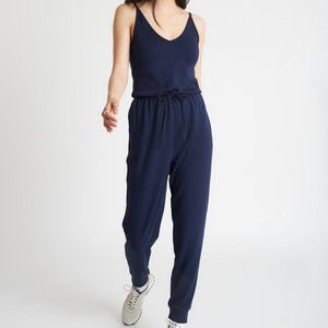 NWT Kit and Ace Good Feels Jumpsuit Navy/Extra Small